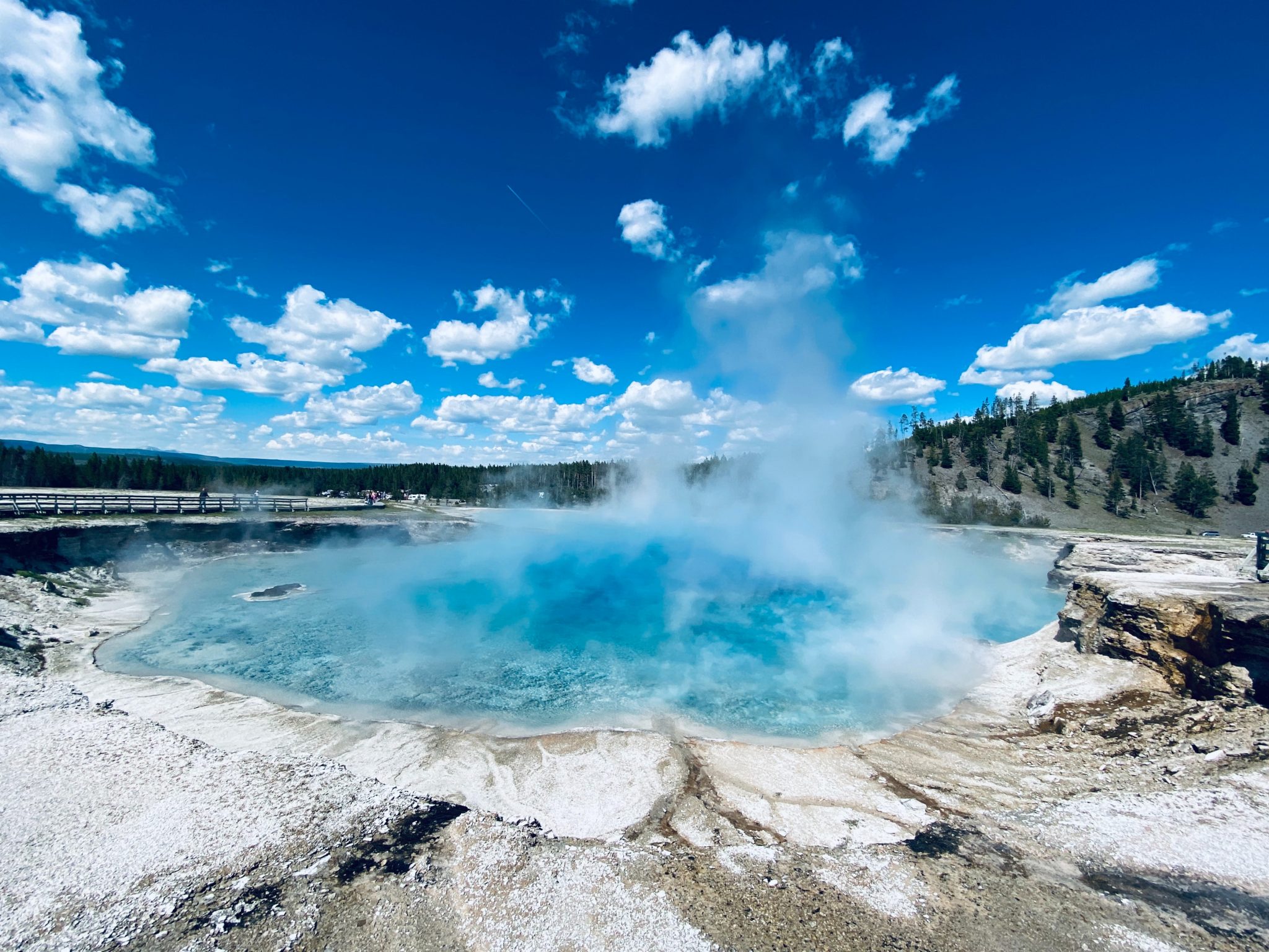 Yellowstone National Park the most famous national parks in the